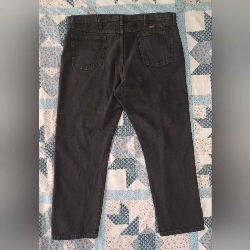 Rustler Black Relaxed Denim Jeans